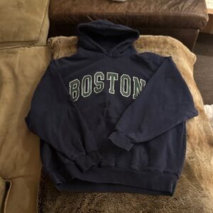 Brandy Melville Dark Blue Boston Hoodie